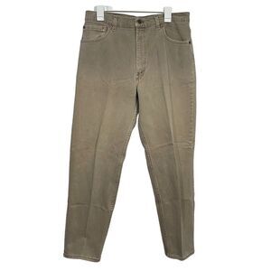 Levi’s 550 36x30 Tan Relaxed Tapered Fit Jeans